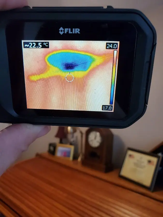 Thermal imaging inspection for water damage in Haverhill