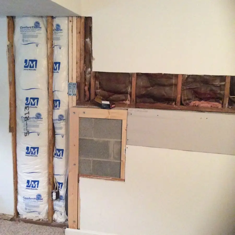 Wall insulation replacement during Odor Removal & Deodorization in Haverhill